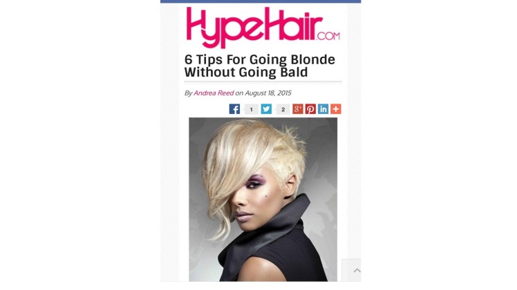 6 Tips For Going Blonde Without Going&nbsp;Bald