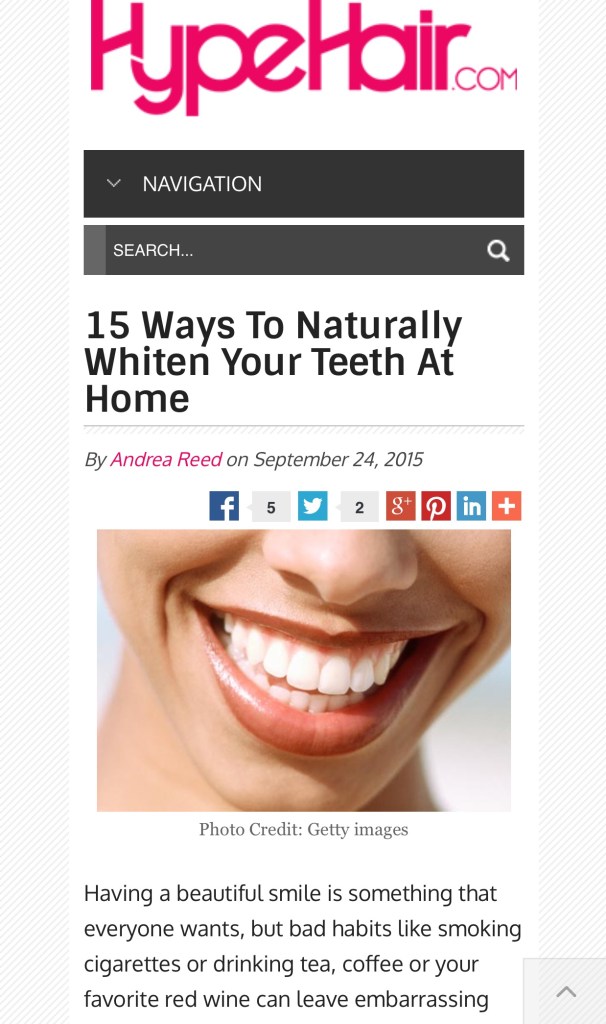 how to naturally whiten teeth