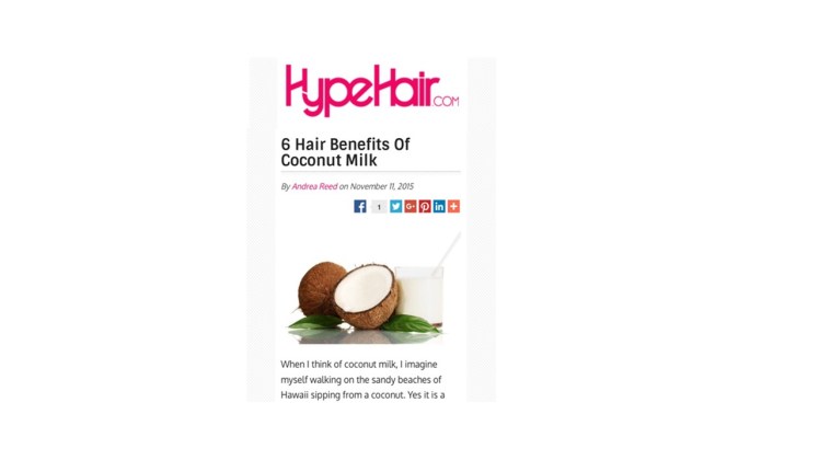 6 Hair Benefits Of Coconut&nbsp;Milk