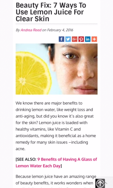 7 ways to use lemon juice for clear skin
