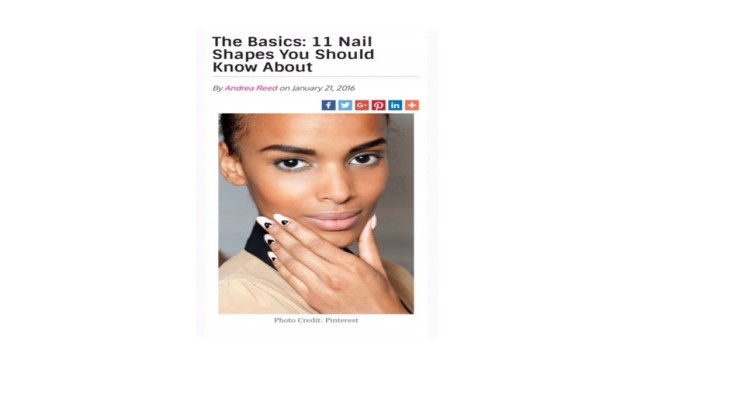 The Basics: 11 Nail Shapes You Should Know&nbsp;About