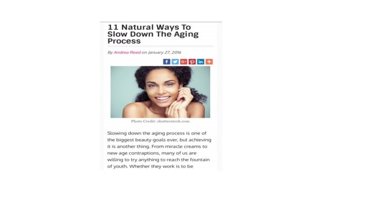 11 Natural Ways To Slow Down The Aging&nbsp;Process