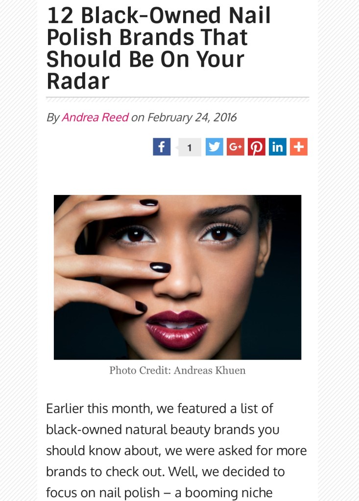 12 blackowned nail polish brands