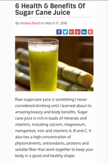 6 Health & Benefits Of Sugar Cane&nbsp;Juice
