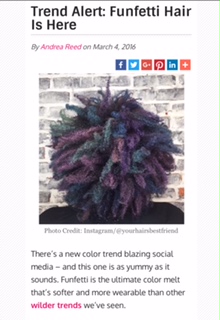 Trend Alert: Funfetti Hair Is&nbsp;Here