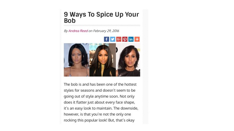9 Ways To Spice Up Your&nbsp;Bob