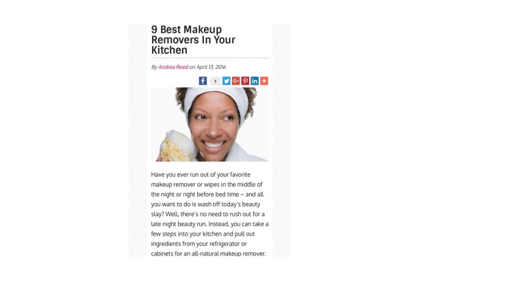 9 Best Makeup Removers In Your&nbsp;Kitchen