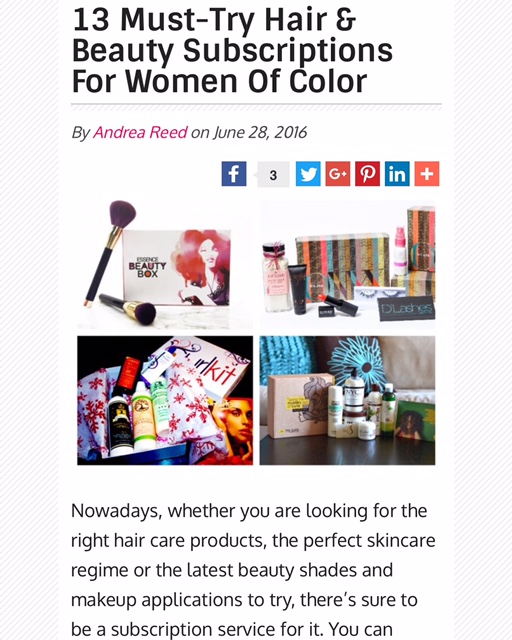 beauty subscriptions