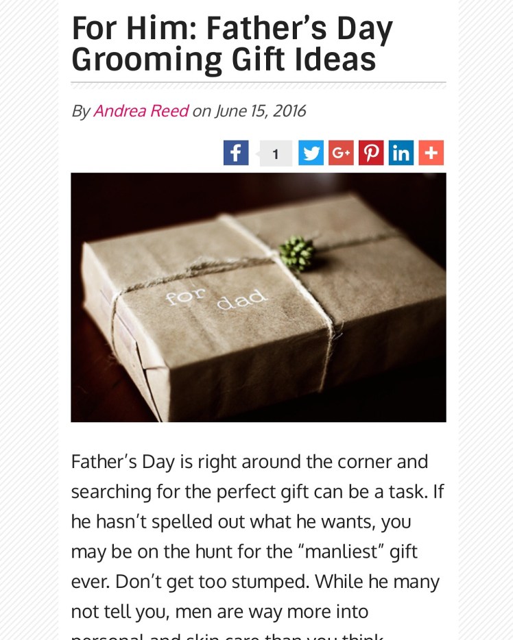 fathers day grooming gifts