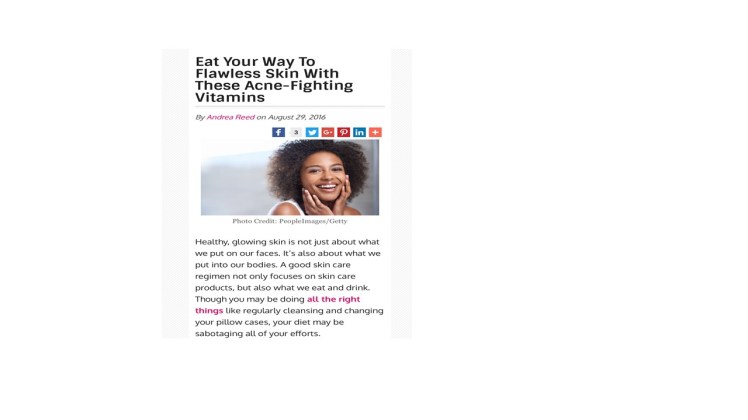 Eat Your Way To Flawless Skin With These Acne-Fighting&nbsp;Vitamins