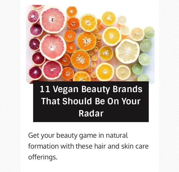 11 Vegan Beauty Brands That Should Be On Your&nbsp;Radar
