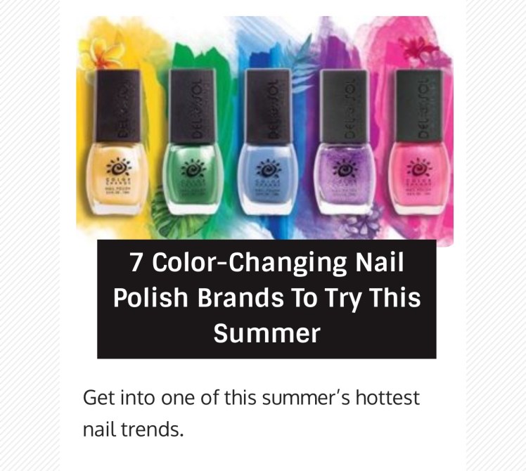 7 Color Changing Nail Polish Brands To Try This&nbsp;Summer